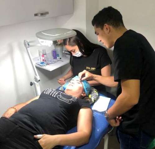 curso pestañas cejas pelo a pelo medellin bello